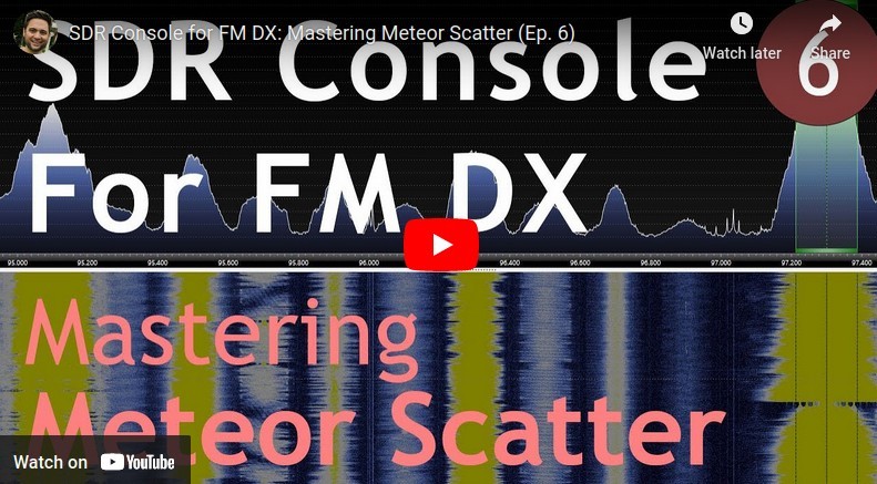 SDR Console for FM DX – Mastering Meteor Scatter (Ep 6)